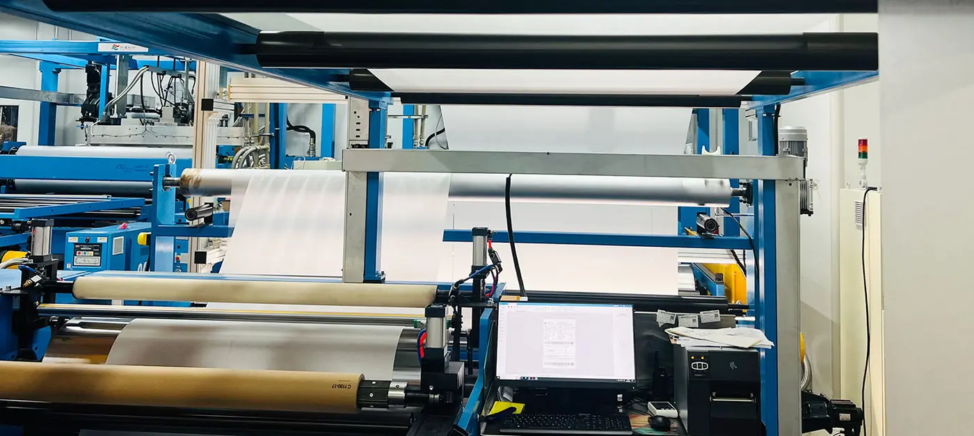 Coating line inside the Hondol Suzhou workshop