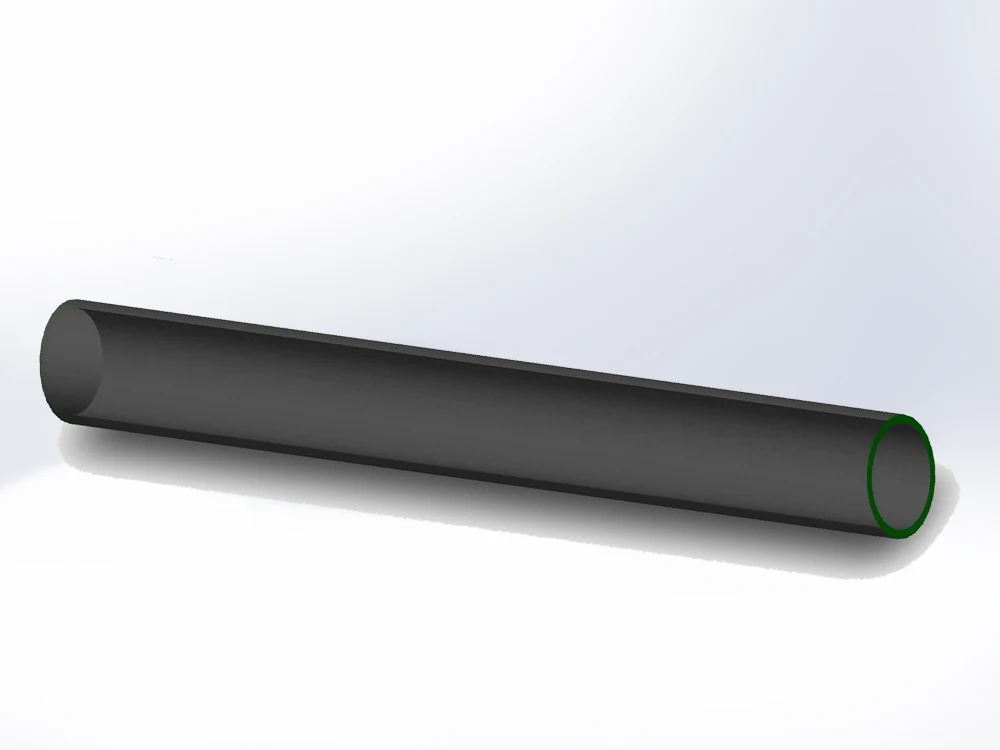 Секция дноуглубительной трубы HDPE с гладкими концами, без фланцевой оснастки