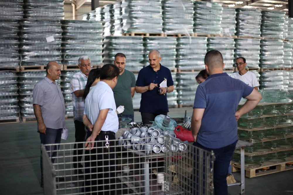 Ministry of Electricity (MOE) of Kurdistan Regional Government (KRG) Visit Huaci’s Plant