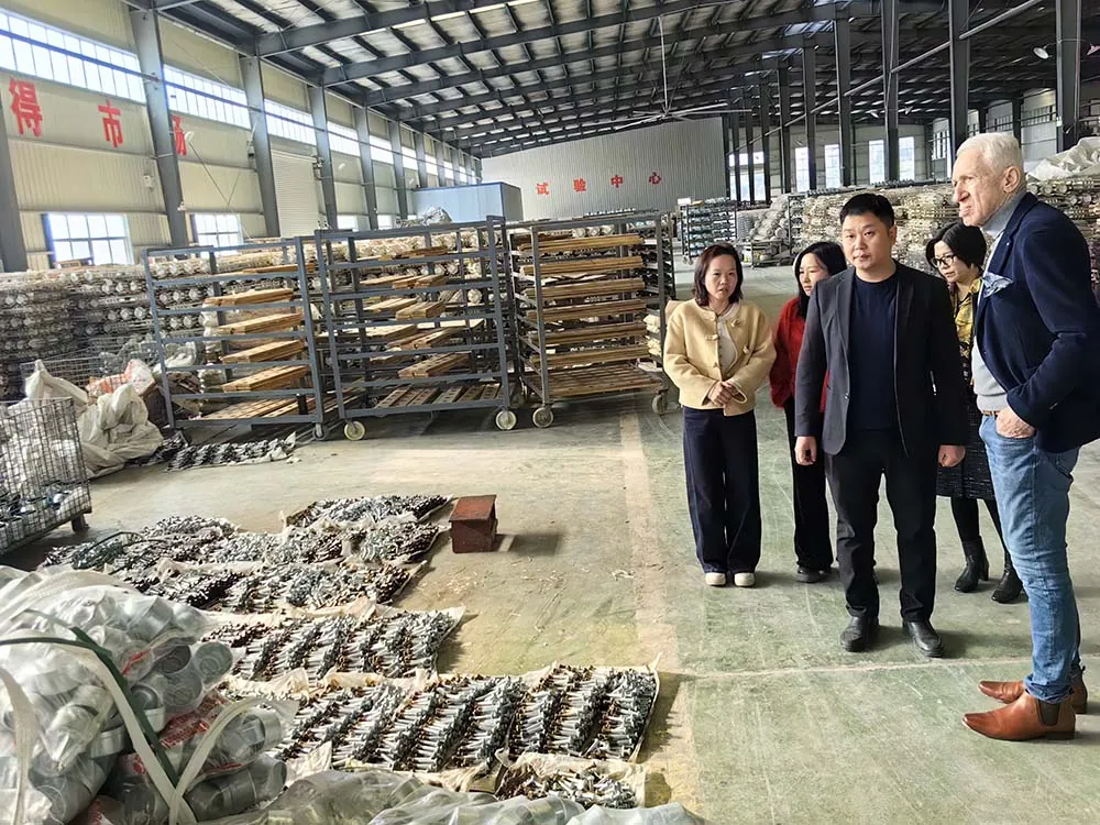Mr. Marvin & Ms. Yu, the Publisher & Congress Chair of INMR visit Huaci