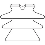 Aisladores de porcelana