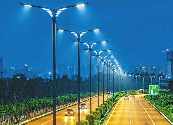 إنارة الطرق الحضرية بمصابيح LED