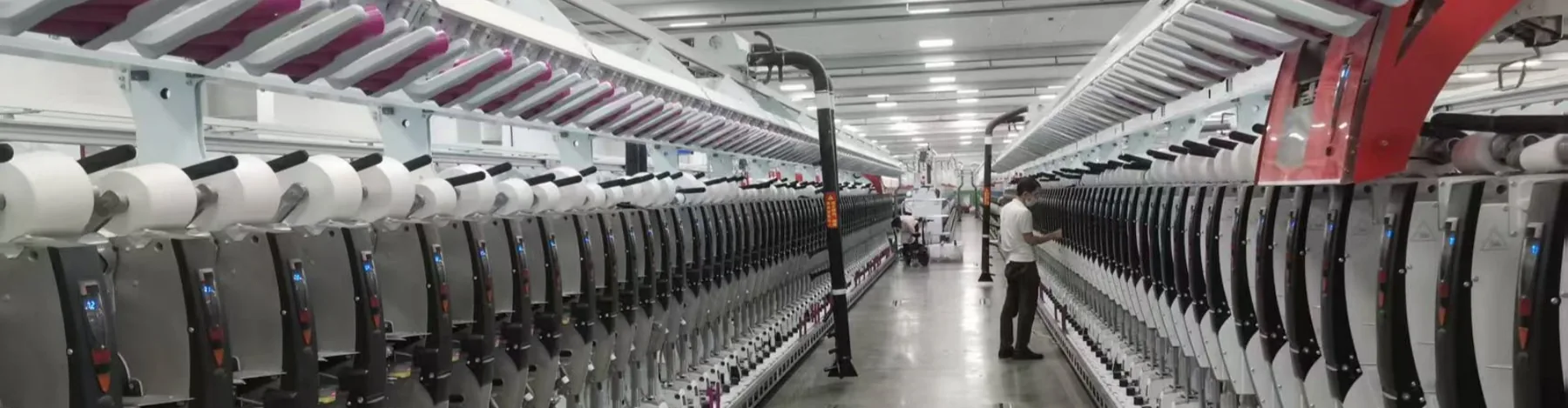 Twisting hall where singles are plied on TFO frames