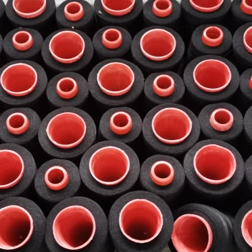 Polyester Sewing Thread 20S/4 on cone at the Hubei HuiLai Textile mill