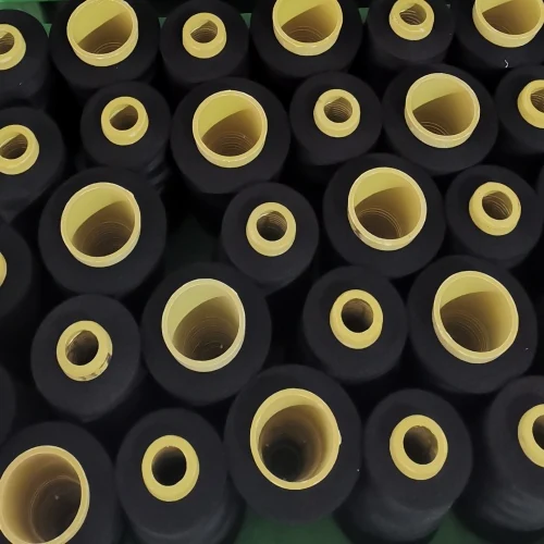 Polyester Sewing Thread 60S/3 on cone at the Hubei HuiLai Textile mill