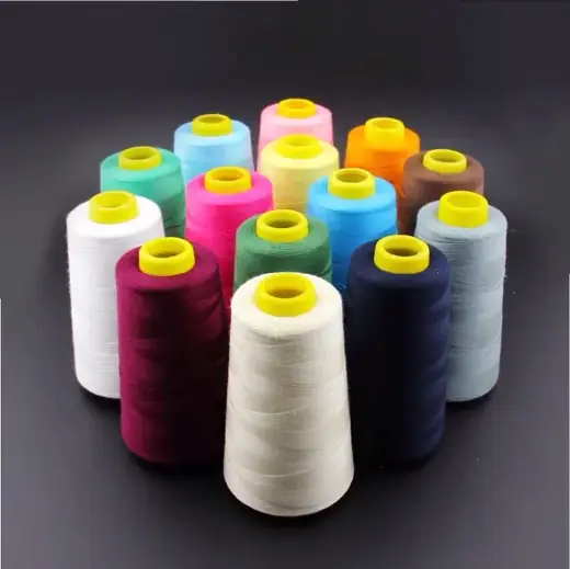 Colour-Dyed Spun Polyester Yarn