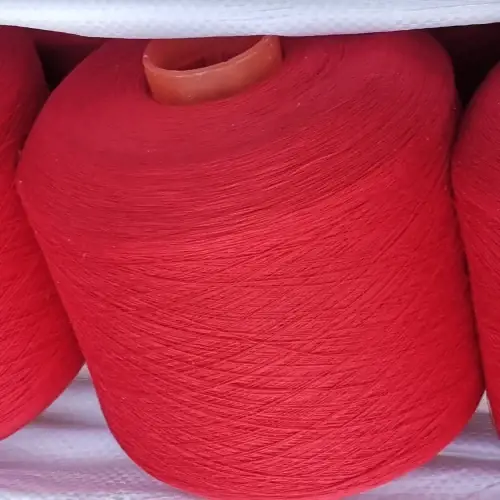 Polyester Sewing Thread 40S/3 on cone at the Hubei HuiLai Textile mill
