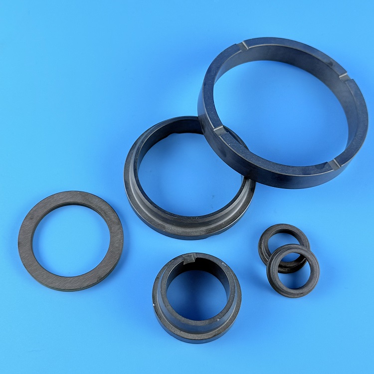 Keramikring und -zylinder aus Siliziumkarbid SIC - SSIC-Siliziumkarbidring