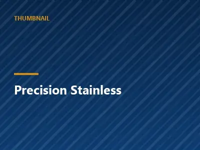 Coil of bright annealed precision stainless steel strip