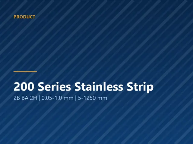 Coil of 200 series precision stainless steel strip