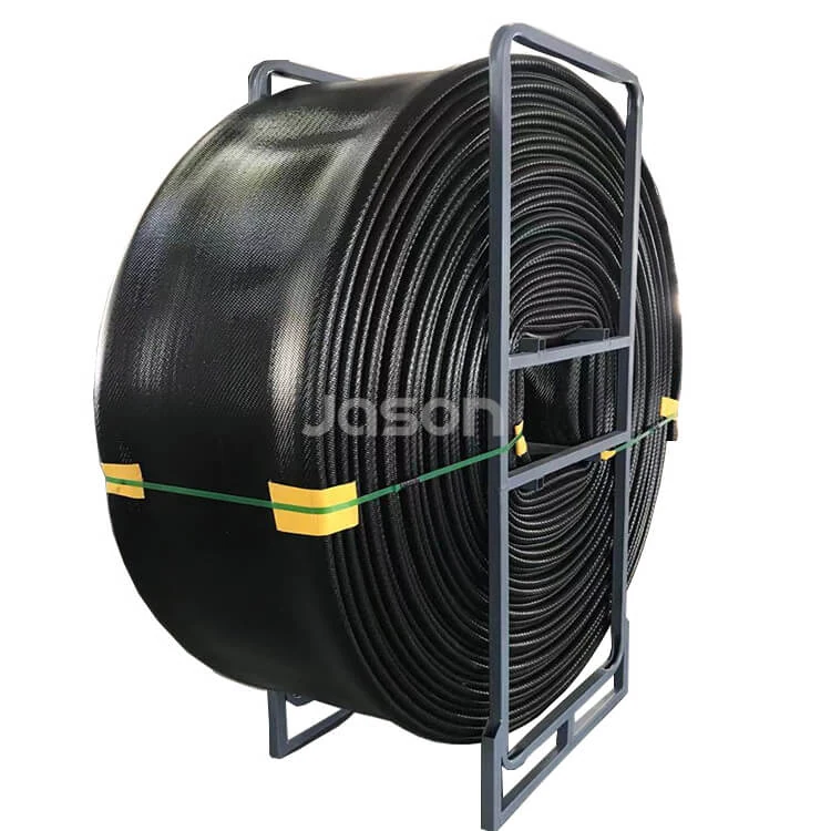 16-Zoll-DN400-TPU-Flachschlauch in Schwarz