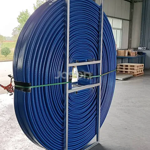 Boreline hose rolled for shipment