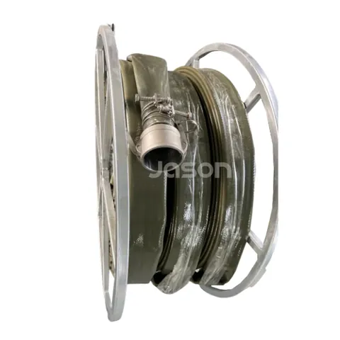 Drinking water hose end showing food grade TPU liner
