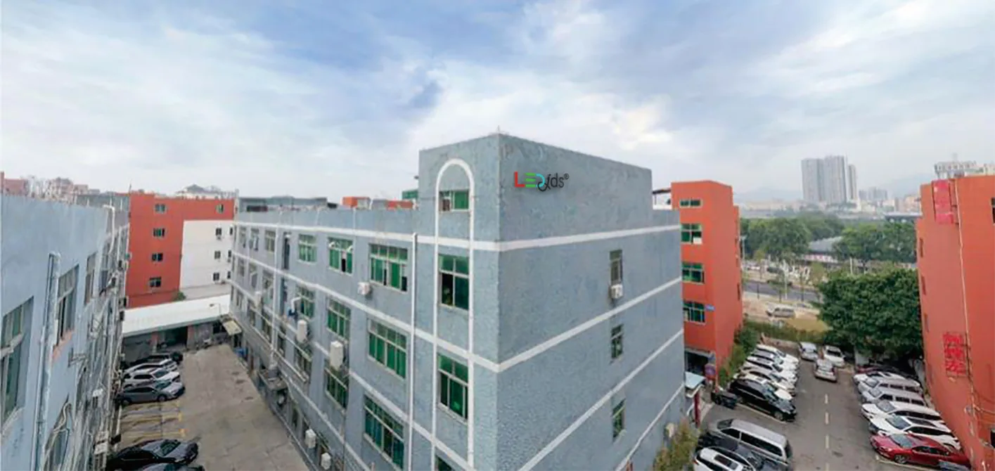 The Shenzhen Jinda Shun factory building in Guangming, Shenzhen