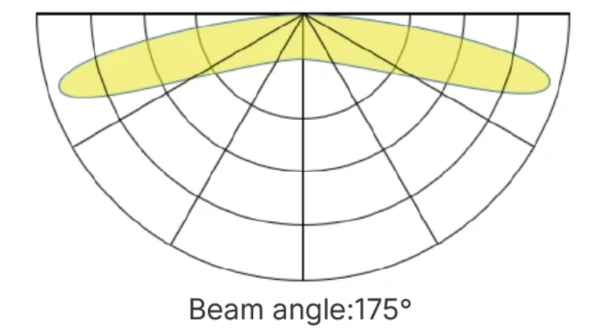 JDS-6515RGB/W technical drawing and optical data, sheet 1