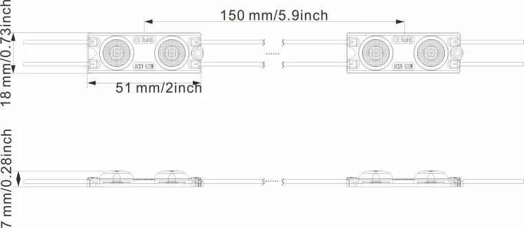 JDS-5118B technical drawing and optical data, sheet 1