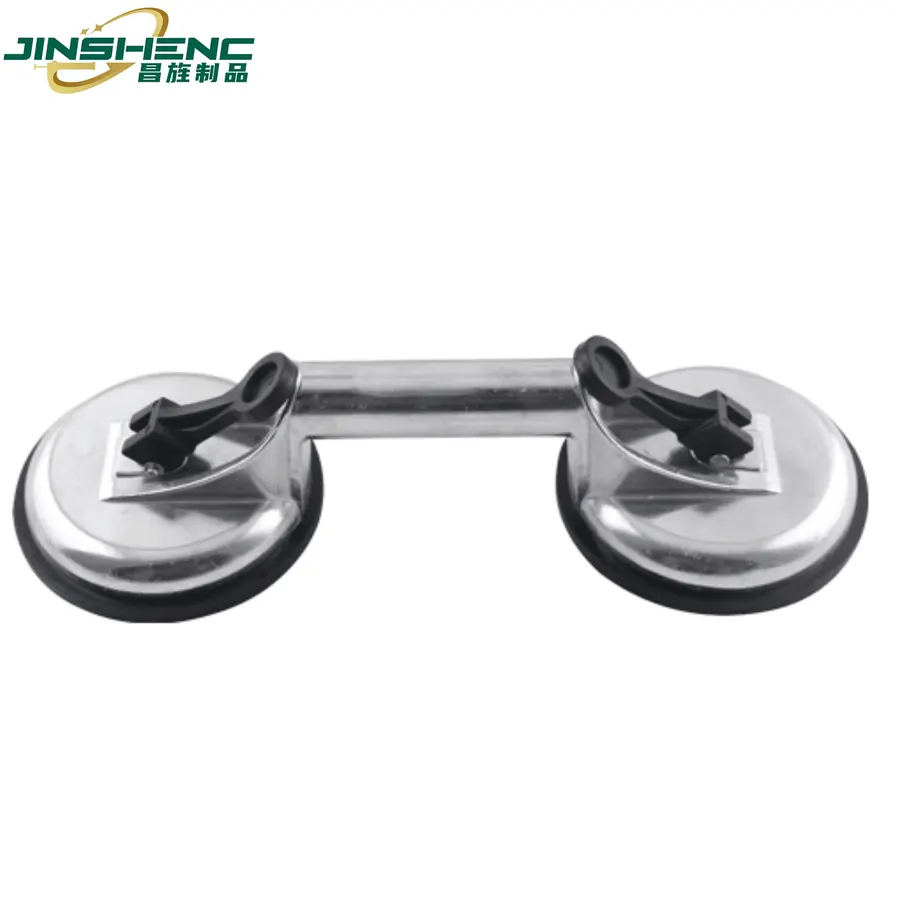 JS8642 Double Glass Suction Cup (Silver)