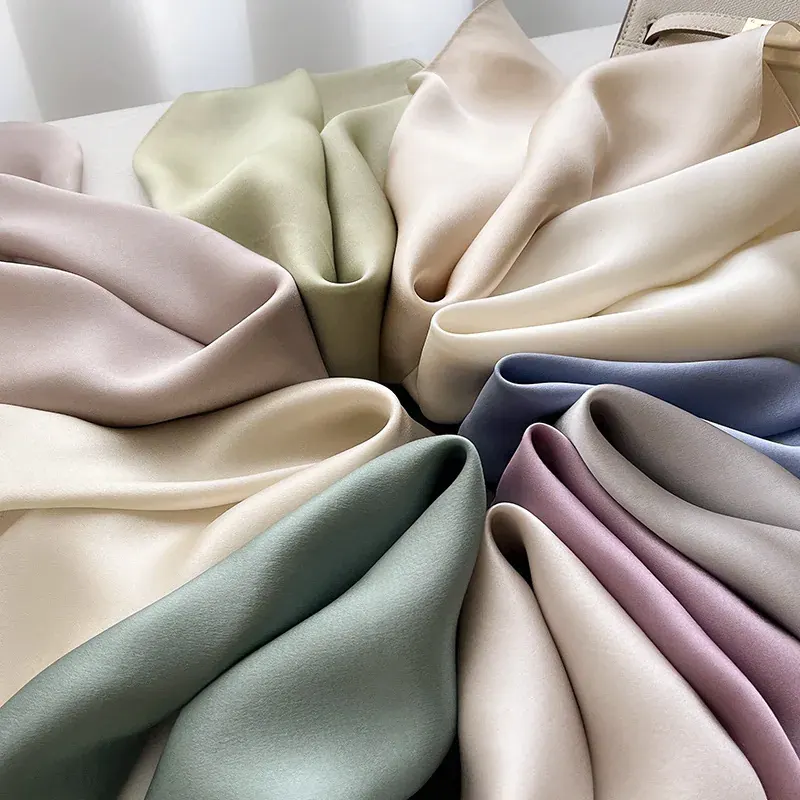 Solid Colour Silk Scarves