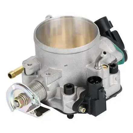 Electronic throttle body with position sensor and wiring connector