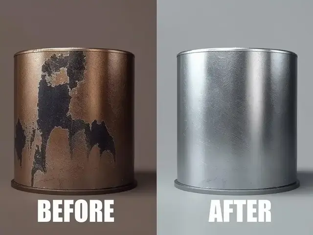 Aerospace aluminium component after laser paint and coating stripping