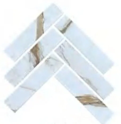 Мозаика из фарфорового гранита Herringbone, фарфоровый гранит, формат 45X195mm S
