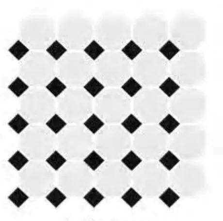 Мозаика из фарфорового гранита Octagon, фарфоровый гранит, формат 55.8X48mm+23X23mm S