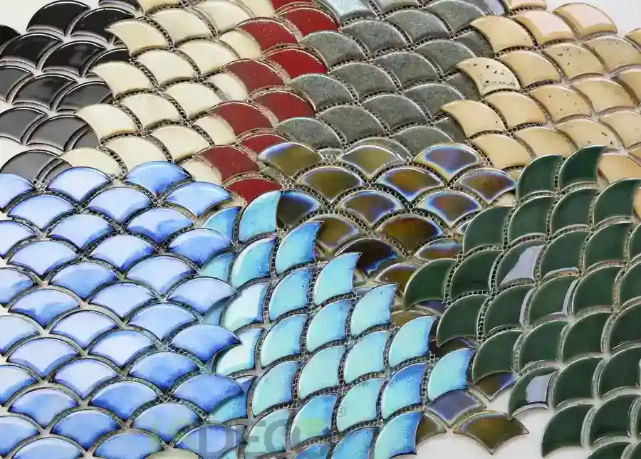 Плитка из фарфорового гранита Nebula Fish Scale, фарфоровый гранит
