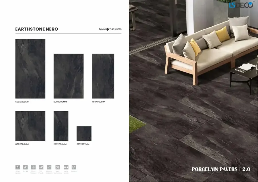 Плиты из фарфорового гранита Quartzo Gris 297*297MM, фарфоровый гранит