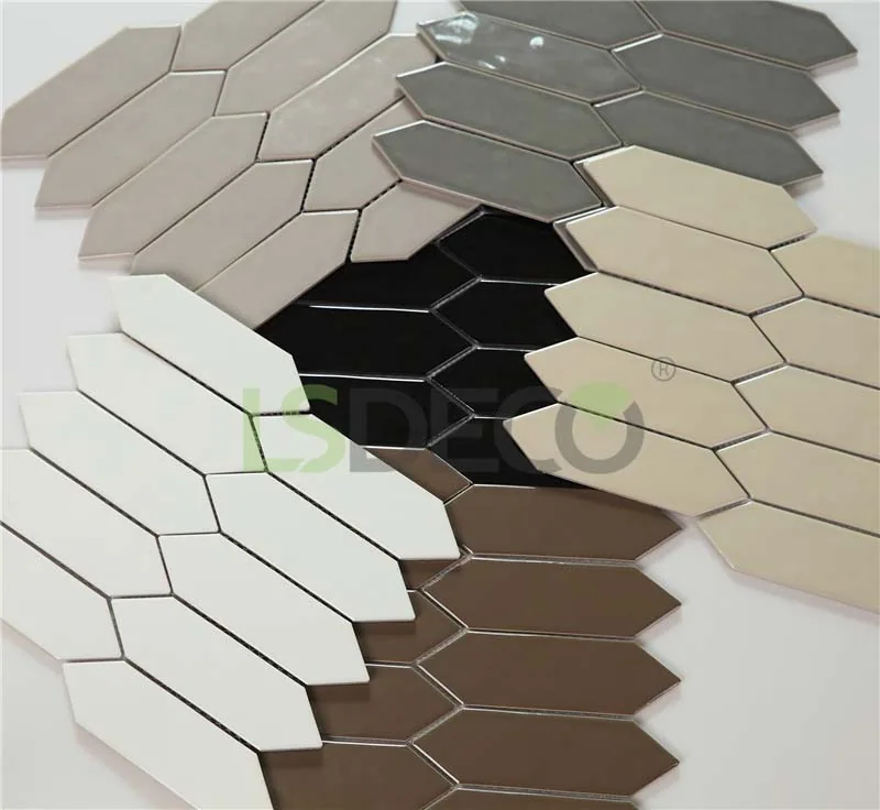 Плитка из фарфорового гранита Flat Hexagon Anti-Slip Rated, фарфоровый гранит, формат 55 x 195 mm
