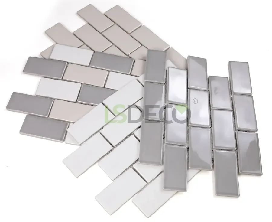 Мозаика из фарфорового гранита Subway 2″ x 4″, фарфоровый гранит, формат 50 x 100 mm