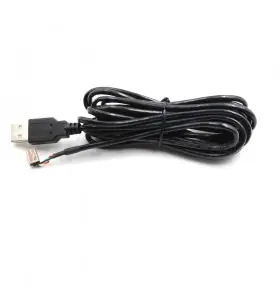 GEWINKELTES KABEL VON USB 2.0 AUF MINI-USB