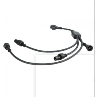 Wasserdichtes Kabel mit M8- und M16-Steckverbinder, 4-polig, Stecker/Buchse