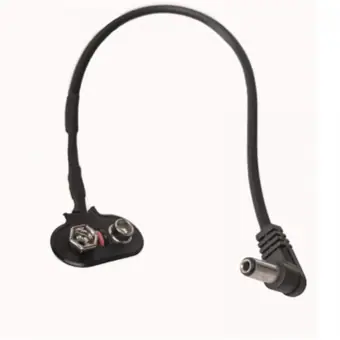 9v SNAP Battery Clip with 2.1mm X 5.5mm Male DC Plug for LED Light Bar