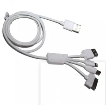 Universelles 4-in-1-USB-Multiport-Ladekabel im Großhandel für Mobiltelefone, MP3 und MP4