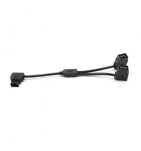 d-dap male to 2 d tap female splitter 18AWG cable
