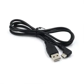 Ladekabel von USB 2.0 auf Type-C Winkelstecker