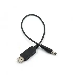 Aufwärtswandlerkabel von USB-2.0-Stecker auf DC 5,5*2,1 mm Stecker