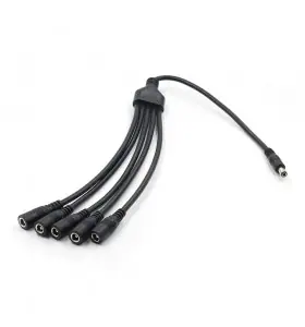 Verteilerkabel von DC 5525 Stecker auf 5 Buchsen