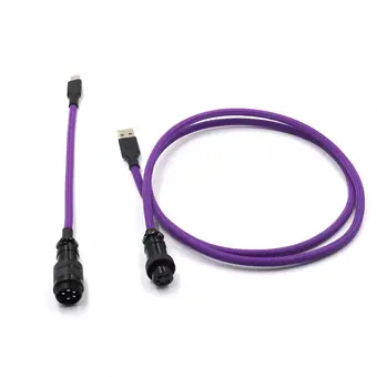 Kabelset von GX16 Aviator-Stecker 5-polig auf Type-C und USB auf GX16 Buchse 5-polig