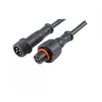 50cm length male to female 4-pin IP65 waterproof connector cable