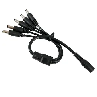 Werk für Y-Verteilerkabel mit 5 Abgängen DC 5,5 2,1 mm