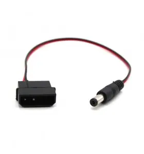 10cm 22awg 5.52.1mm dc to 4PIN male cable