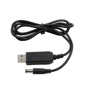 Aufwärtswandlerkabel USB 5 V auf DC 5,5*2,1 mm Stecker 12 V