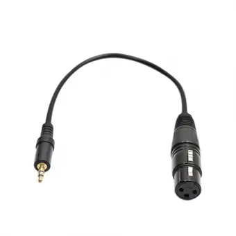 Snake XLR3pin Jack female to 3.5mm stereo Aux cable