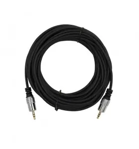 Cable de audio de 3,5 mm estéreo macho a macho, longitud 10 m, OD 4,0 mm