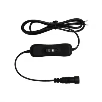 Dc3.5*1.35mm female to open end with 304 switch cable LED cable Fan cable