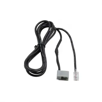 best selling RJ 11 4pin male to female cable black pvc Telephone cable