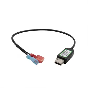 Aufwärtswandlerkabel USB 5 V auf 12 V mit Flachstecker 250 6,3 mm und individuellem Logo