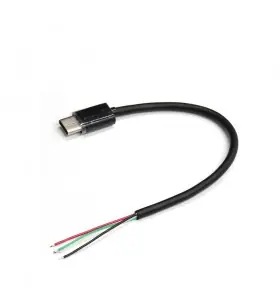 USB-C-OTG-Datenkabel, Ladeadapter Type-C-Stecker auf offenes Ende