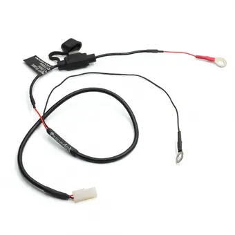 5600-2A 2pin to 11.9*6.73mm O-ring with 2A fuse customized cable